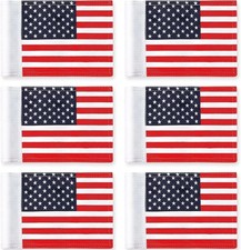 Golf Flag with Tube Inserted Waterproof Putting USA Golf Target Flag 420d Nylon.