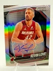 2024-25 Panini Prizm Black Silver Auto Prizm #183- Kevin Love- Heat