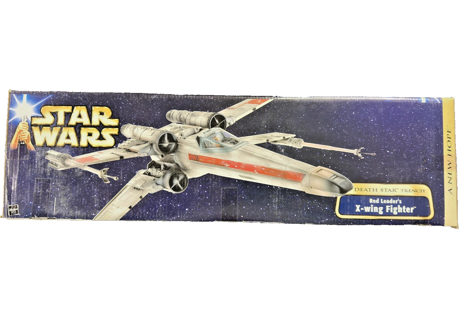 Hasbro Star Wars Red Leader X-Wing Fighter Garven Dreis Saga 2004 Death Star TRU