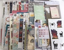 Scrapbooking Planning Embellishment Lot Of 75 Z1 READ