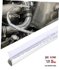 Heat Shield Wrap,Automotive Replacement,Self Closed Aluminized 6mm - 1/4" Dia