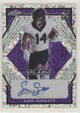 2021 Leaf Flash Purple 14/50 Sage Surratt #BA-SS1 Auto 0q0m