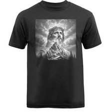 Jesus Christ Mountain Cross Religious T-shirt