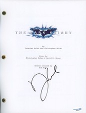 Maggie Gyllenhaal "The Dark Knight" AUTOGRAPH Signed Full Script Screenplay ACOA