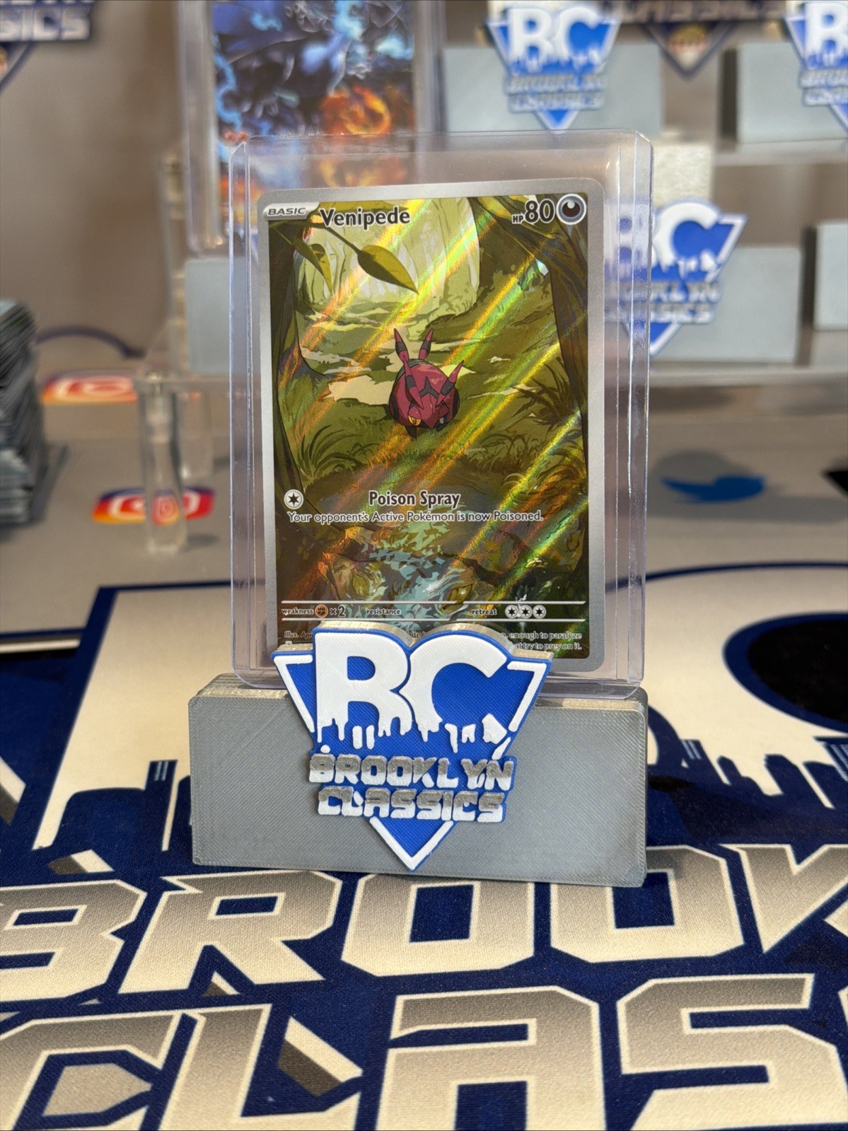 Venipede Illustration Rare 132/086 Black Bolt Pokemon Pokemon Card NM