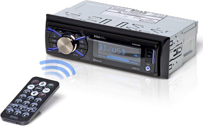 BOSS Audio Systems 632UAB Car Stereo - Single Din, Bluetooth, No CD DVD Player, 