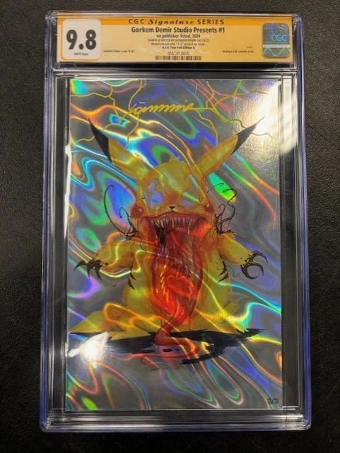 Gorkem Demir Studio Presents #1 Foil Signed/Sketch CGC 9.8 2024 GCB#8005 TCGC