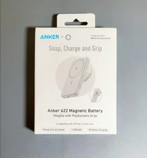 Brand-new Anker 622 Magnetic Battery (MagGo) 5,000mAh Snap Charge White