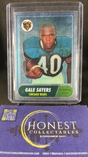 Gale Sayers - Topps Chrome Rookie Reprint Football Card. rookie card picture