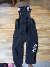 Rapha Cycle Bib Tights Pro Team Winter Padded | Herren | Schwarz/Wei&szlig; | Large |