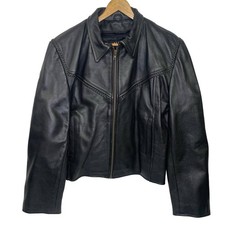 All State Leather Jacket Vintage Coat Biker M...