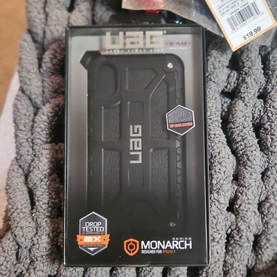 Urban Armor Gear UAG Monarch Rugged Drop-Tested Hard Case for iPhone X Black