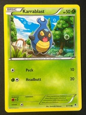 Karrablast 8/119 XY Phantom Forces - Pokemon Card Near Mint