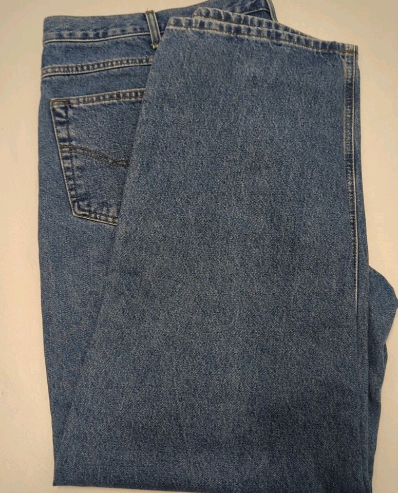 MENS CARHARTT BLUE JEANS SIZE 48 X 32. A81 | eBay