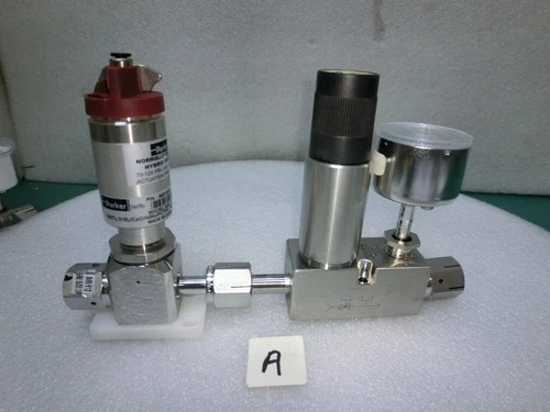 Tescom 12-1K21AAED-072 Regulator+Parker 54019345 Valve+Wika Pressure Gauge+9809