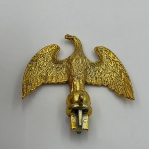 Golden Eagle Flag Pole Topper, 4" In tall, Flagpole Ornament