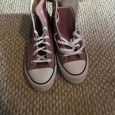 Converse Chuck Taylor All Star Lift Platform High Top Sneakers in Light Saddle