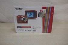Red Vivitar 10MP Waterproof Digital Camera All Weather VX426