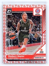 Shabazz Napier 2024-25 Donruss EuroLeague #56 Optic 25th Anniversary #/25