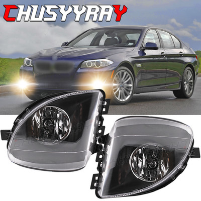 Fog Lights Pair Fit 2011-2013 Bmw 5 Series 528i 535i 550i Front Bumper Lamps L+R