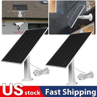 Solar Panel for Ring Spotlight Camera/Stick Up Cam Battery Charger 8W 5V Output