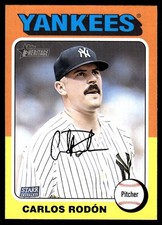 Carlos Rodón 2024 Topps Heritage #261 Yankees MLB READ FREE SHIP AutographDen