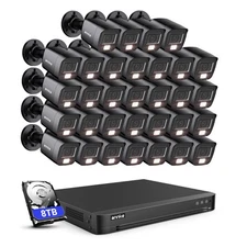 ANNKE 32CH 3K DVR 1080P Video CCTV AI Security Camera System Color Night Vision
