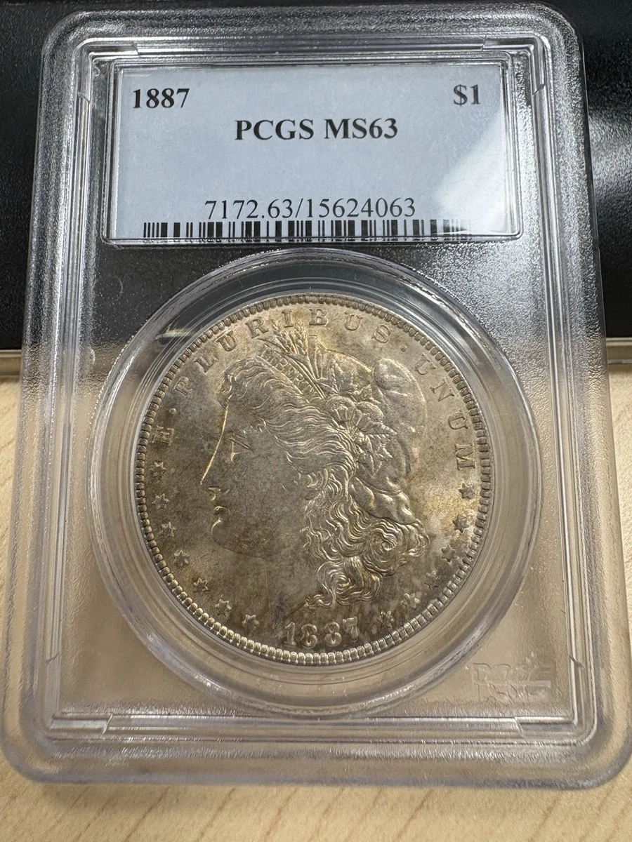 MS 63 Graded 1887 Year Morgan US Dollars (1878-1921) for sale | eBay
