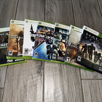 Lot Of 7 Xbox 360 Games Halo, Call Of Duty Crackdown Dead Rising