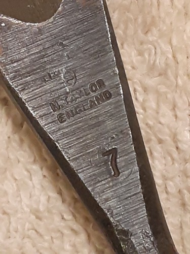 Vintage Taylor Wood Carving Gouge Chisel #7 3/4" Cut 10 1/2" Long - Picture 2 of 9