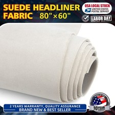 Car Headliner Faux Suede Fabric 80" 60" for Interior Headliner Cards Door Dash