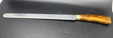 Vintage Westall Richardson Sheffield Serrated Carving Knife England Bakelite Hdl