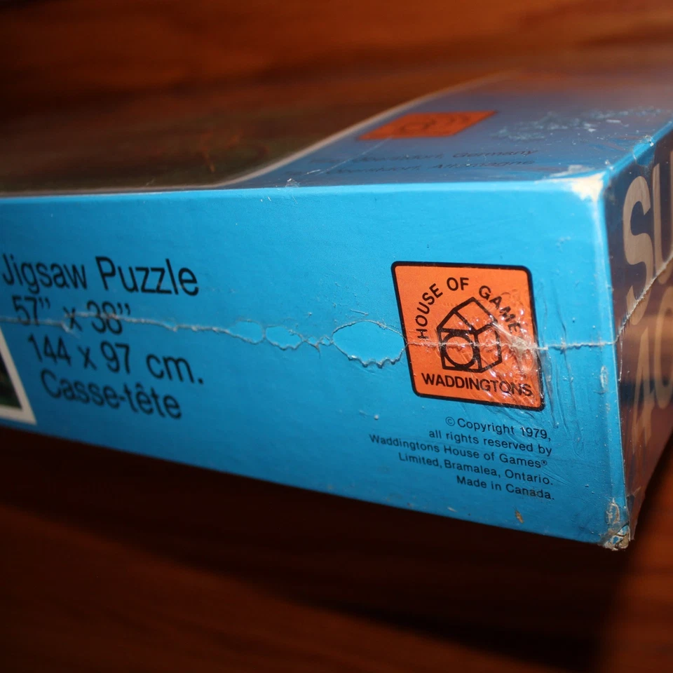 sealed vintage 1979 Supreme 4000 Oberstdorf Germany 4000 pcs puzzle Waddingtons - Image 4 of 4