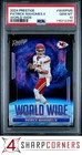 2024 PANINI PRESTIGE WORLD WIDE #WWPMS PATRICK MAHOMES II POP 2 PSA 10