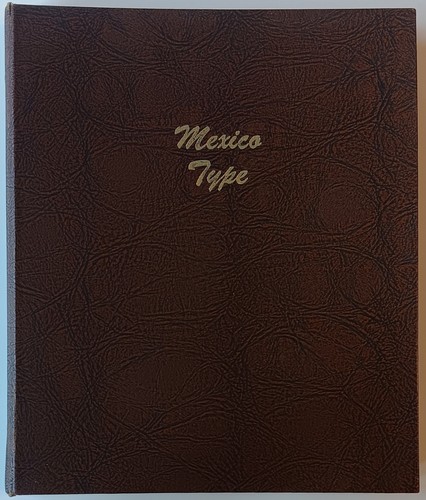 RARE Dansco Mexico Mexican Type Collection No. 7220 Coin Album Book Made In USA