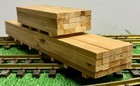 Three (3) G-scale LUMBER PALLETS for Aristocraft & USA Flat Cars -- Real Wood — photo 2