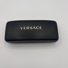 VERSACE Authentic Black Hard Eyeglass CASE - Case Only