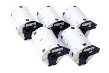 Etykiety 5x600 do Brother PT QL-550 QL-560 QL560VP QL-570 102x51mm