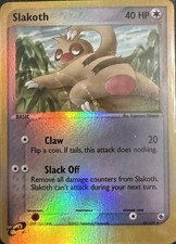 Pokémon Slakoth EX Ruby & Sapphire 45/109 Uncommon Reverse Holo 40HP English on eBay