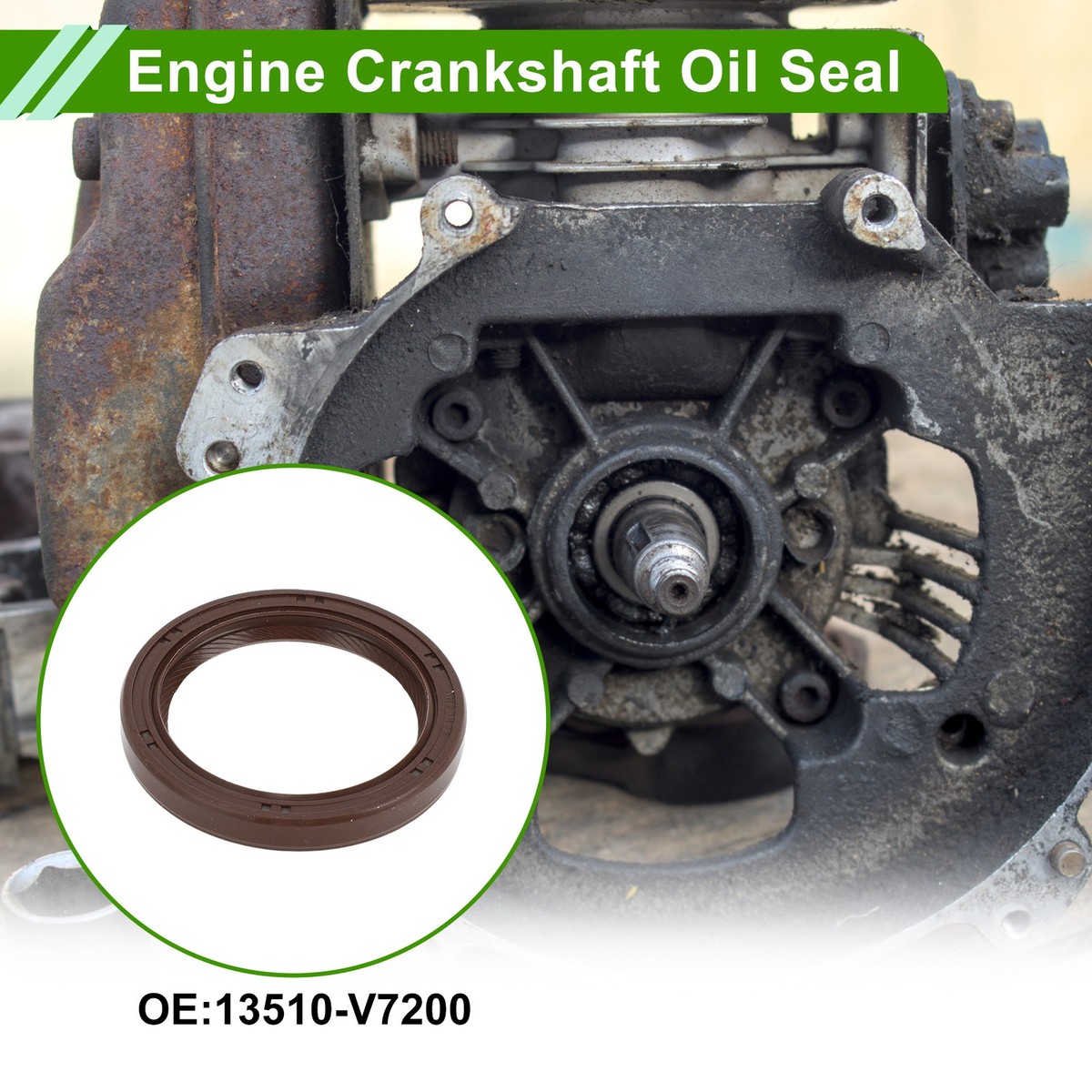 1 Pcs Front Crankshaft Oil Seal for NISSAN MICRA K11 1.0 1.3 1.4