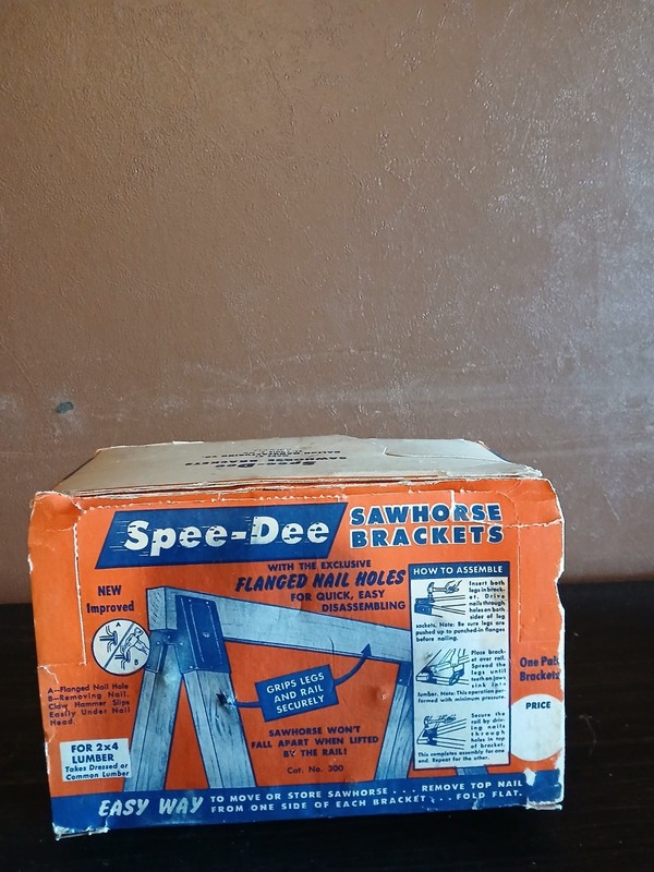 Speeder Sawhorse Brackets,new Open Box.