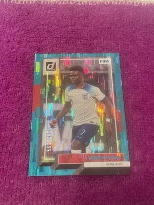 2022-23 Panini Donruss Teal /199 Bukayo Saka #26 Arsenal England FIFA World Cup