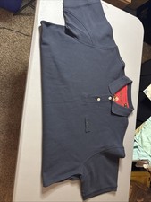 Orvis Men's Short Sleeve Polo Shirt Navy Blue, Size XL