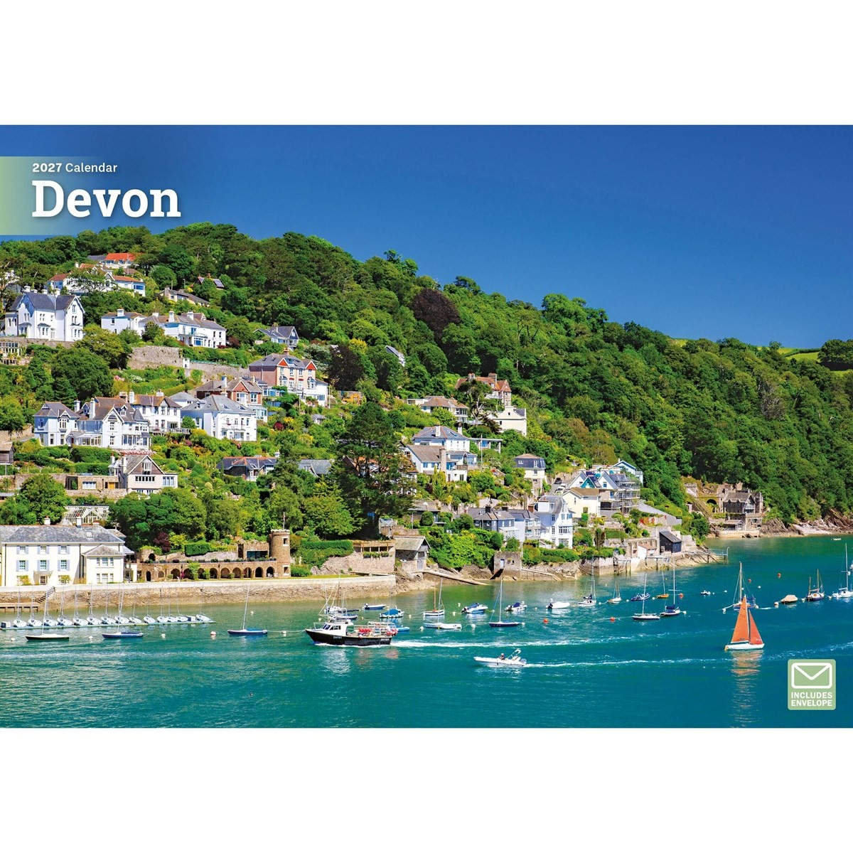 Devon A4 Calendar 2027 Wall Calendars Month To View Travel Gift (PB 2026) - Image 4