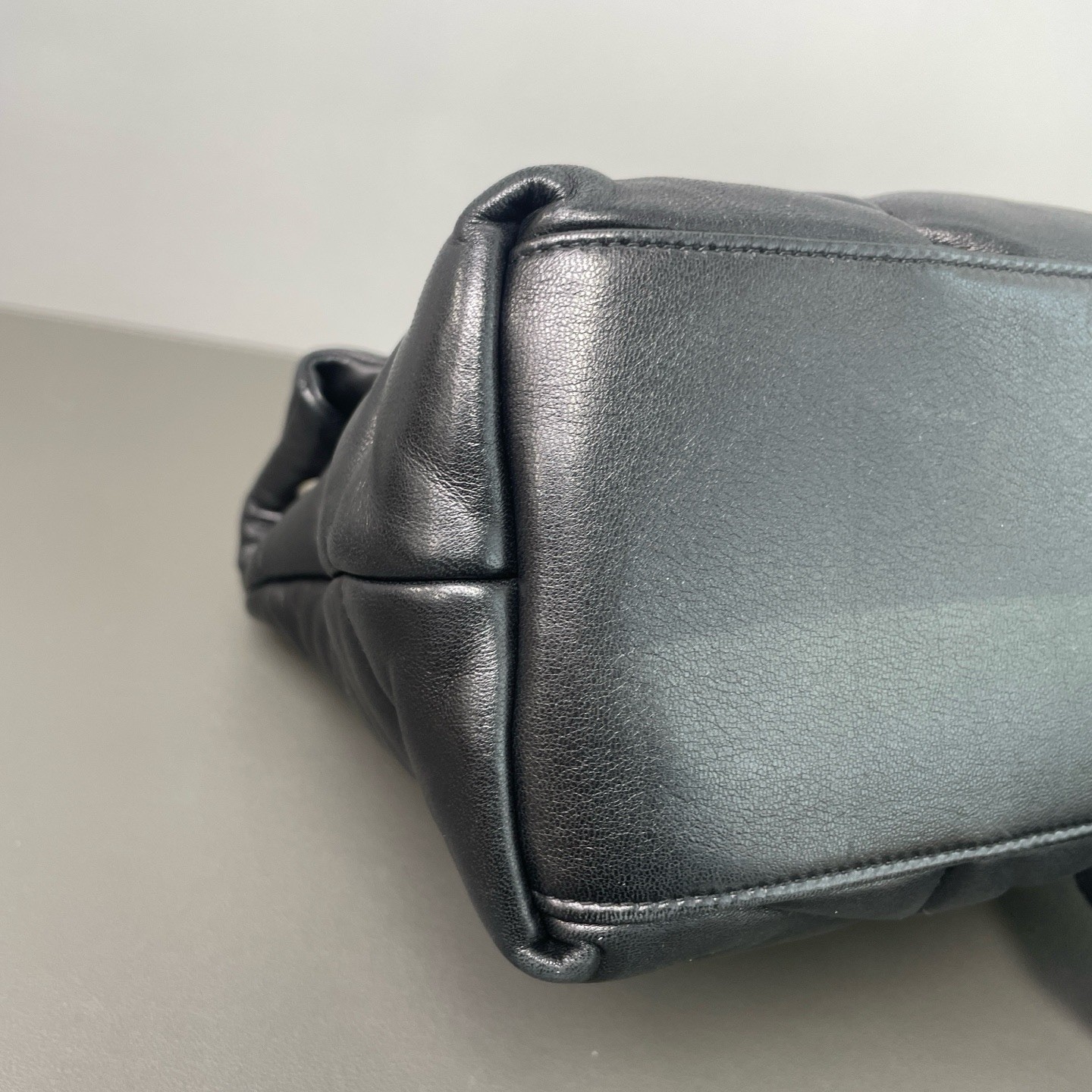 Authentic Pre-owned SAINT LAURENT Black LouLou Puffer Shoulder Bag image 7