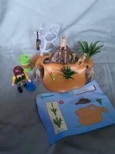 PLAYMOBIL 5235 Dimetrodon mit Wasserstelle ,bespielt