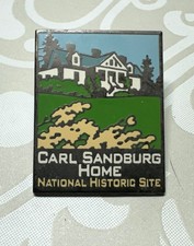 Carl Sandburg Home National Historic Site Collectible Souvenir Hat Lapel Pin