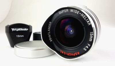 LEICA Voigtländer Super Wide Heliar 15mm f4,5 Asph. 9932228 + viewer 15mm  lp001
