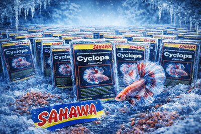 Cyclops Frostfutter für Aquarienfische  30×100 g Blister | Hüpferlinge