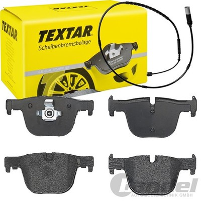 TEXTAR BREMSBELAGSATZ HINTERACHSE passend für BMW 3er F30 F31 F34 4er F32 F36